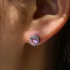 White gold with pink diamonds