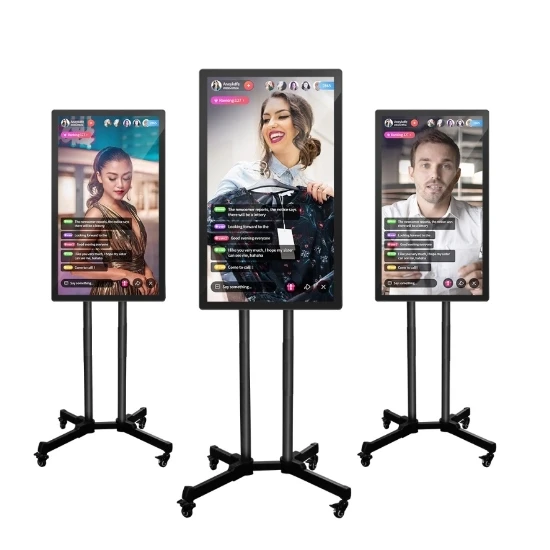 Professional Trans7 Live Streaming Equipment IP65 LCD Screen for Facebook Broadcast Video for Indoor Education Exhibition Halls