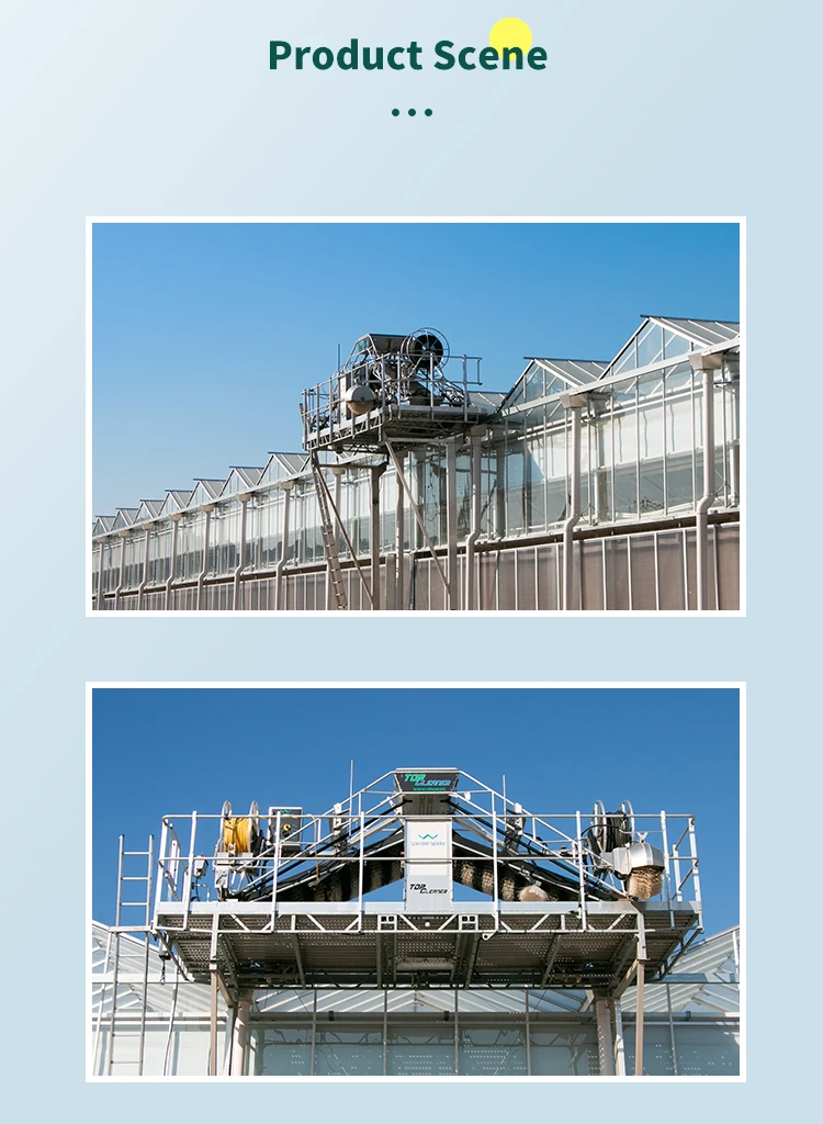 Greenhouse Roof Cleaning Robot Machine