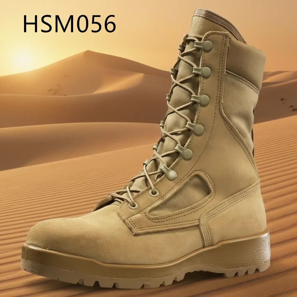 LXG,Suede Leather Para Hombres Original Belleville Combat Boots Various Color Selection Tan AR670-1 Compliant Desert BootsHSM056