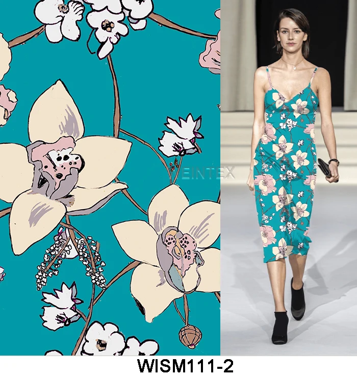 WI-R06 смешанная ткань элегантное льняное платье с принтом мягкая рубашка одежда вискоза под заказ анти Gsm