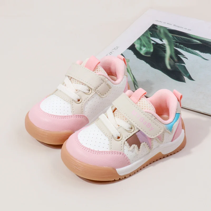 High Quality 2025 Spring Autumn Style Casual Kid Shoes Toddler Walking Shoe Boys and  Girls 1-3 Years supplier