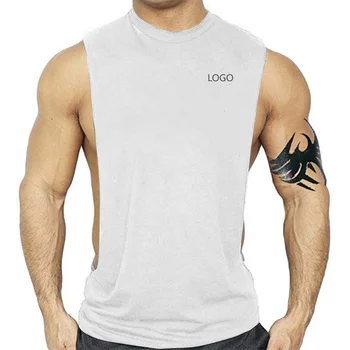 Cotton Men tank top gym running athletic quickly dry breathable men's sports tank top custom logo