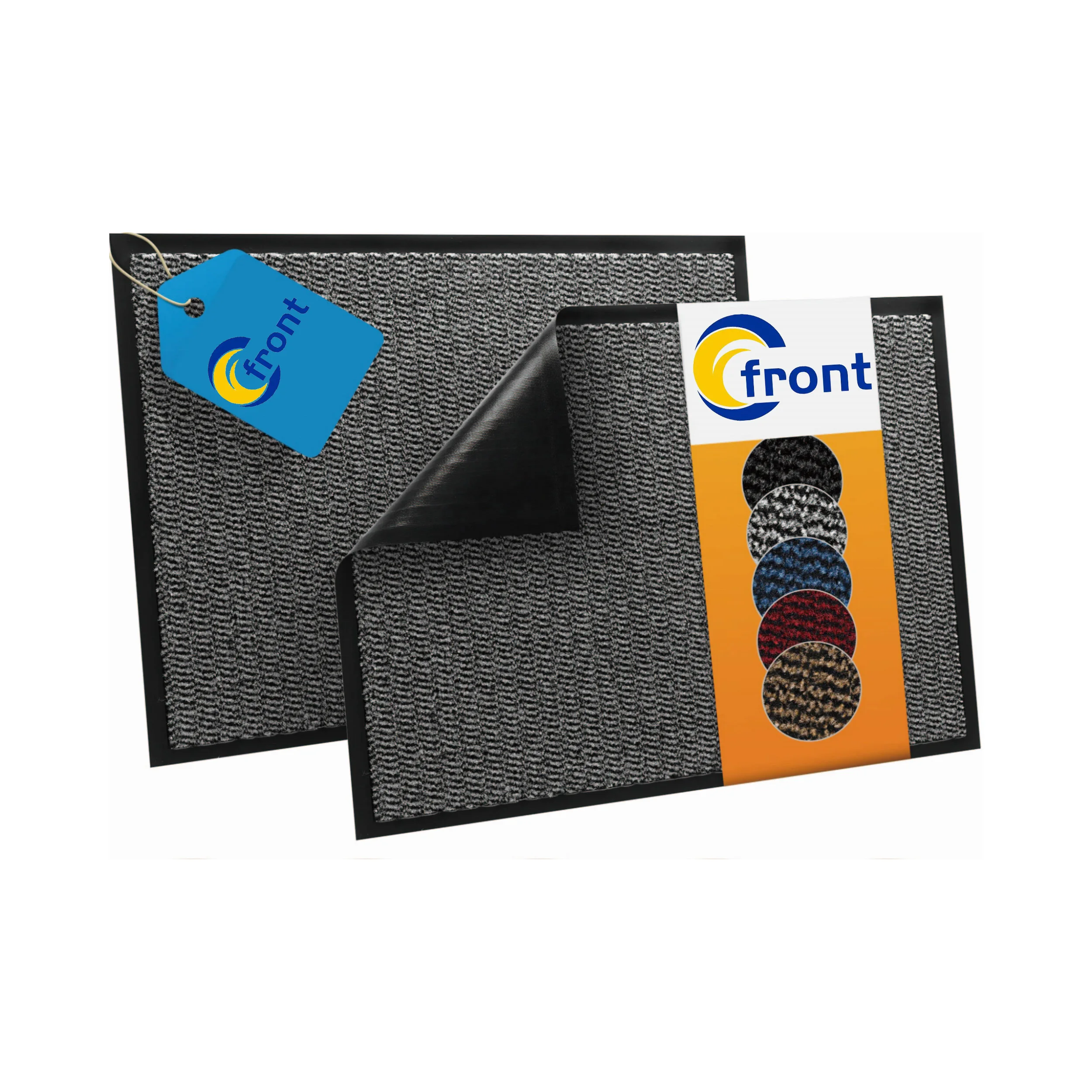 pvc bottom anti-slip dust wear-resistant indoor and outdoor door mat wholesale mat