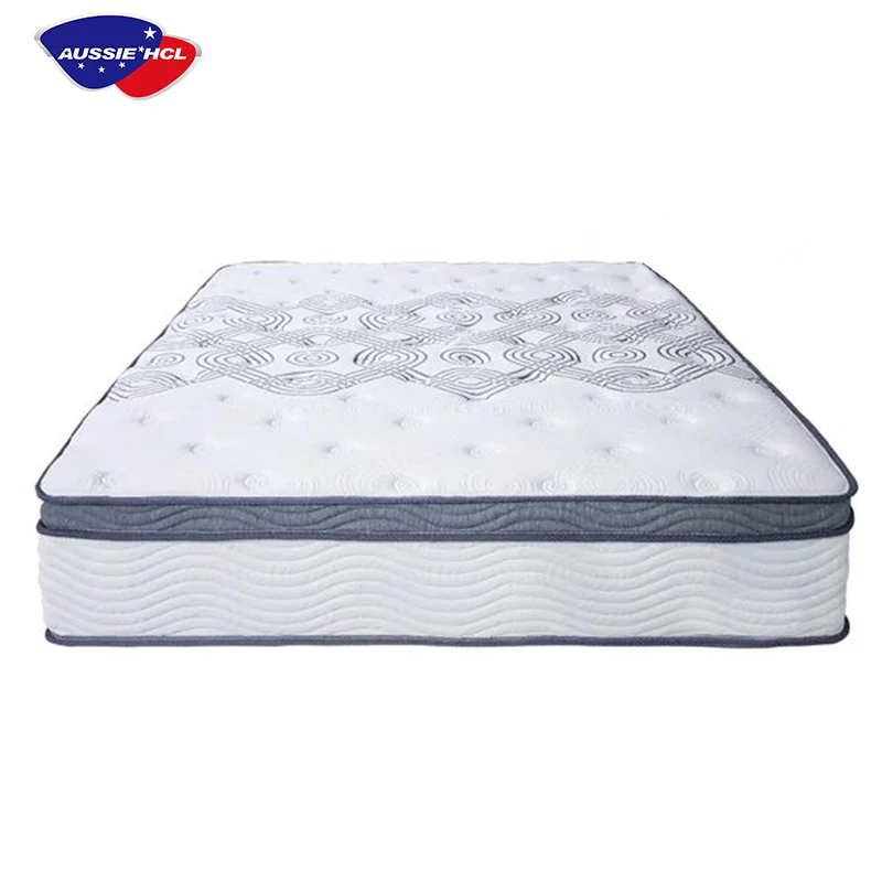 Hotel Mattress Memory Foam Natural Latex Bed King Queen Single Double ...