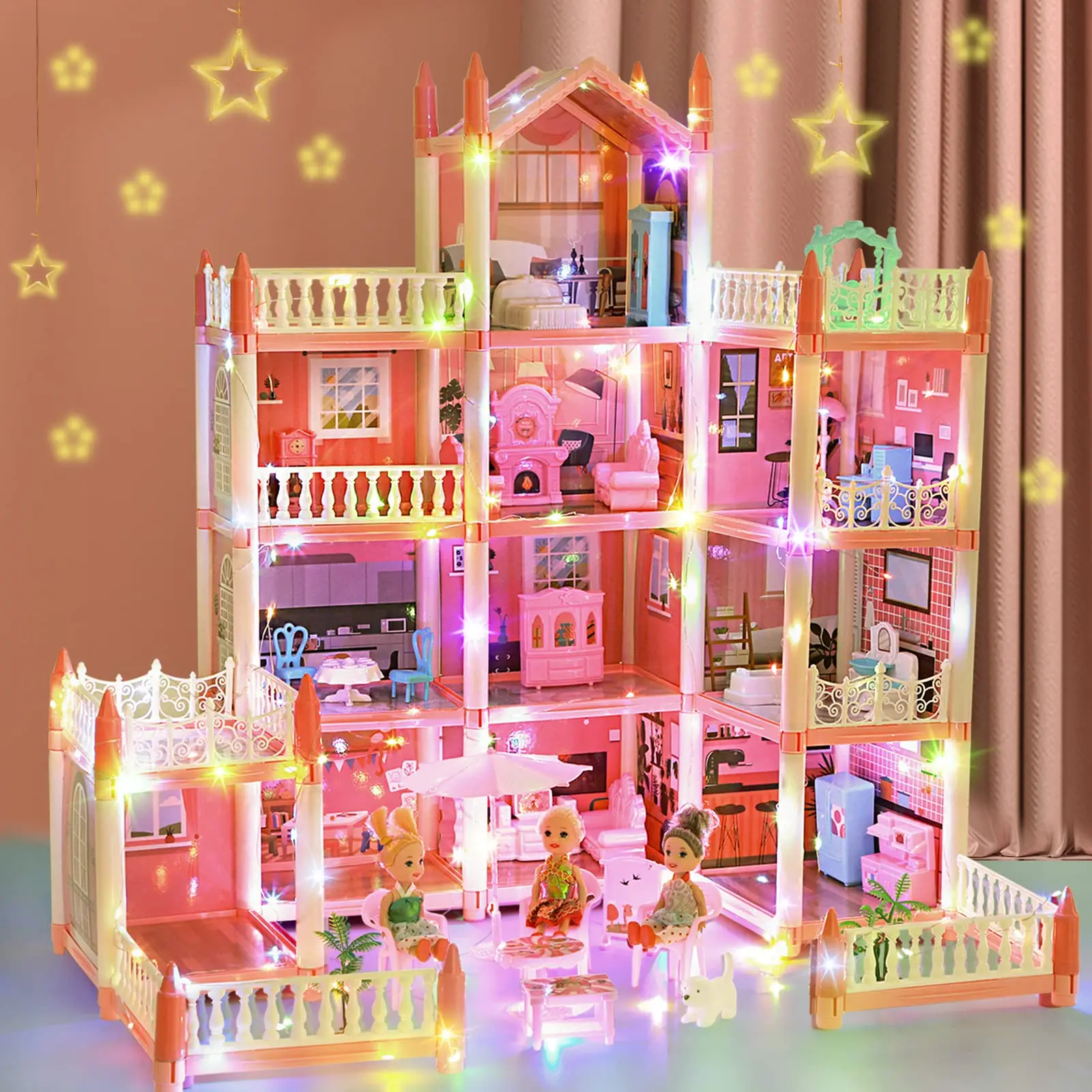 Wanhua Free Sample Gaby Doll House Complete Set Big Doll House For