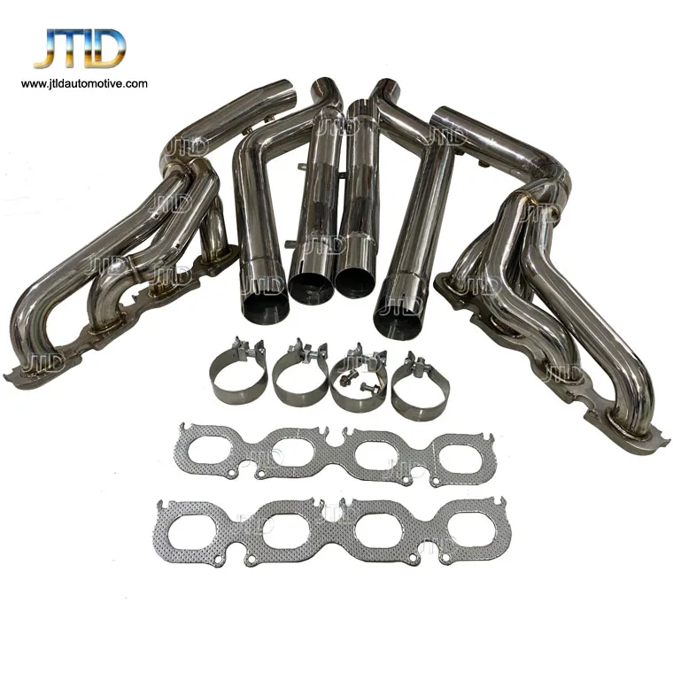 high performance long tube exhaust manifold header for Mercedes BENZ W204 C63 amg m156 headers