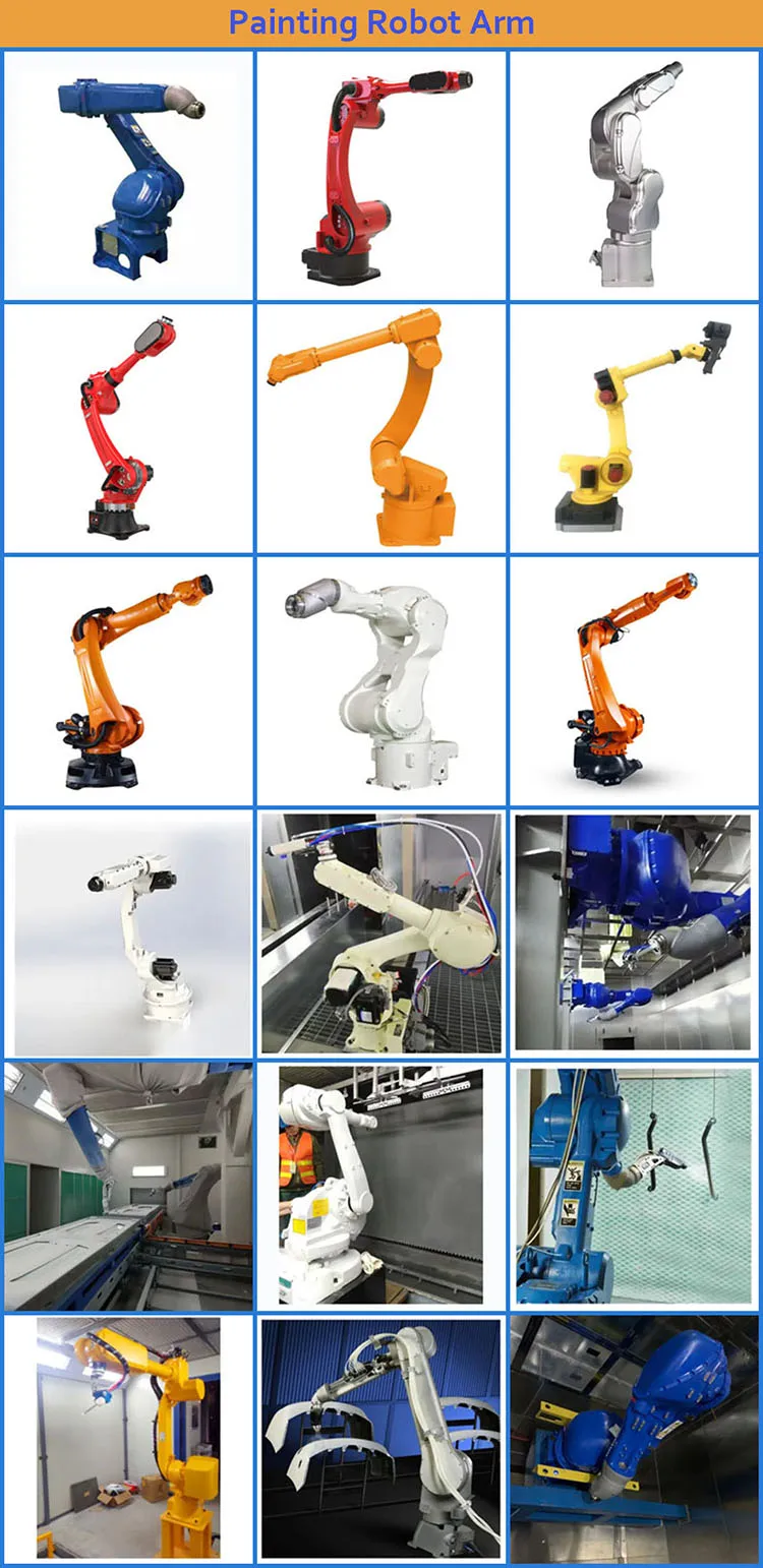 Suppliers 6 Axis Robot Arm Manipulator Spraying Painting Machine With ...