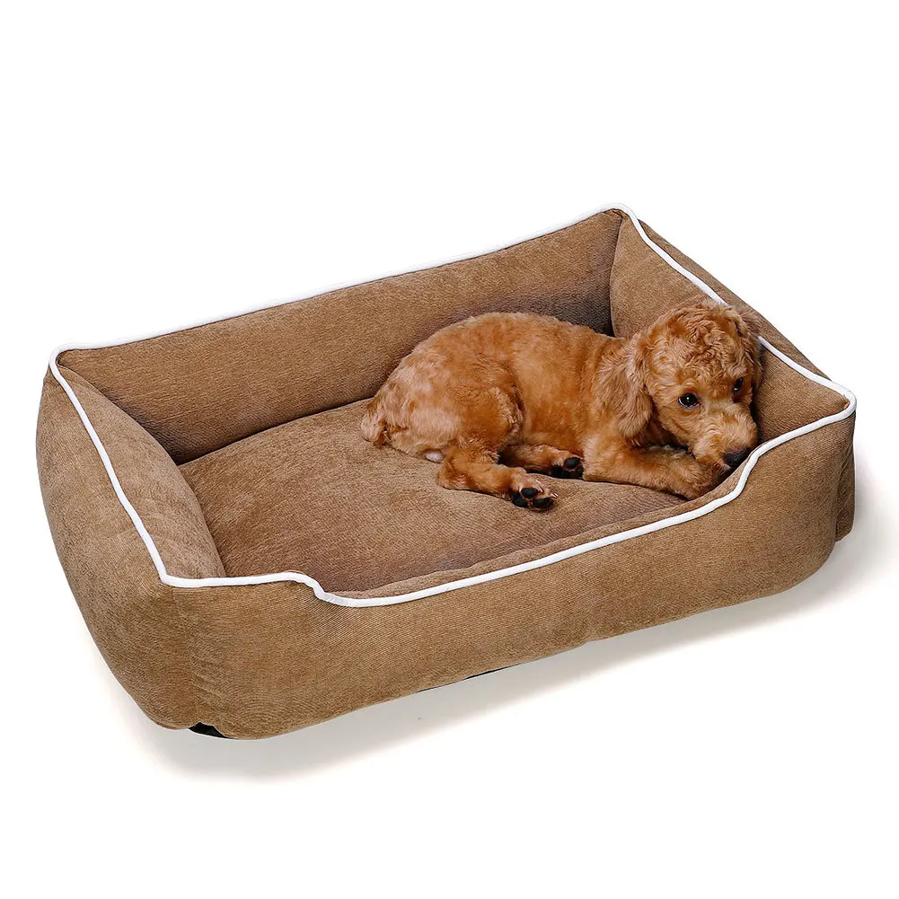 washable memory foam dog bed