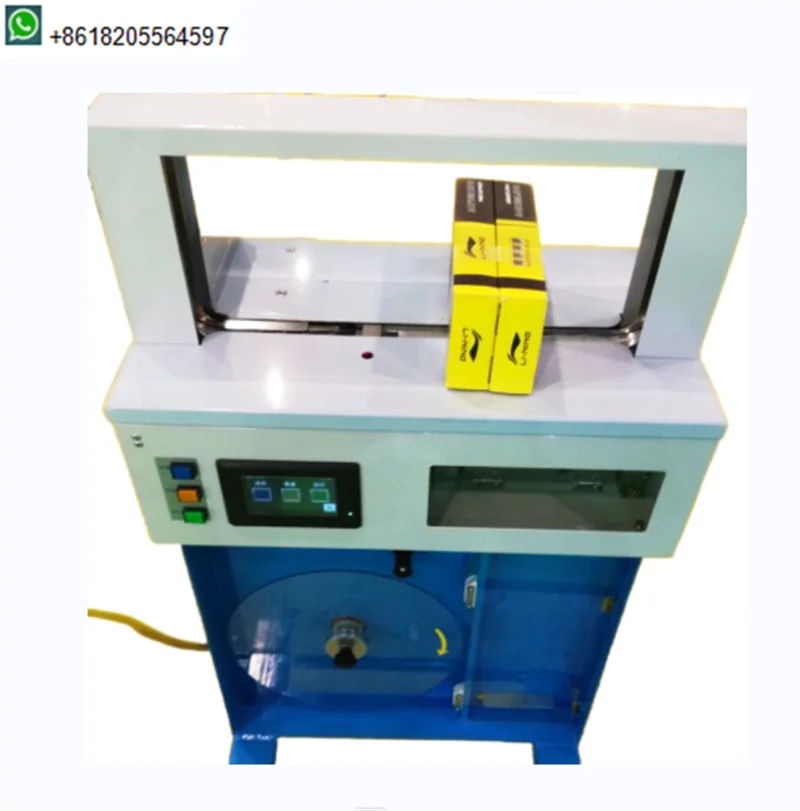 Automatic Bundling A5 A4 Paper Strapping Machine Table Top Paper Banding Machine Heat Sealing Strapping Machine