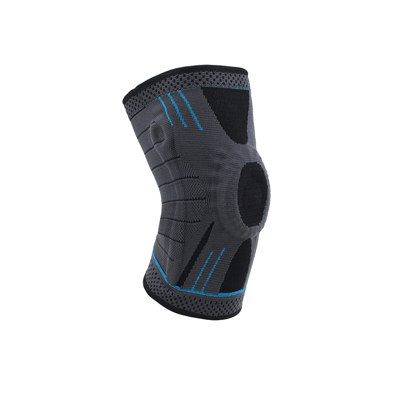 Удобная регулируемая поддержка колена для занятий спортом с эластичной и шарнирной конструкцией