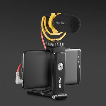 Godox Litemons System for Smartphone Vlogging LEDBI LED6R VD-MIC WL4B MoveLink TX Cold Shoe Extension Smartphone Cilp Tripod detail image