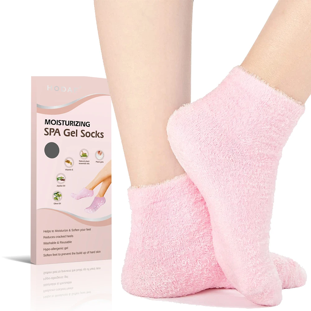 Moisturizing Gel Spa Socks by HODAF Universal Size Feet Care