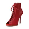 Red pu with high 11cm