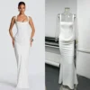 White-stretchy-with boning
