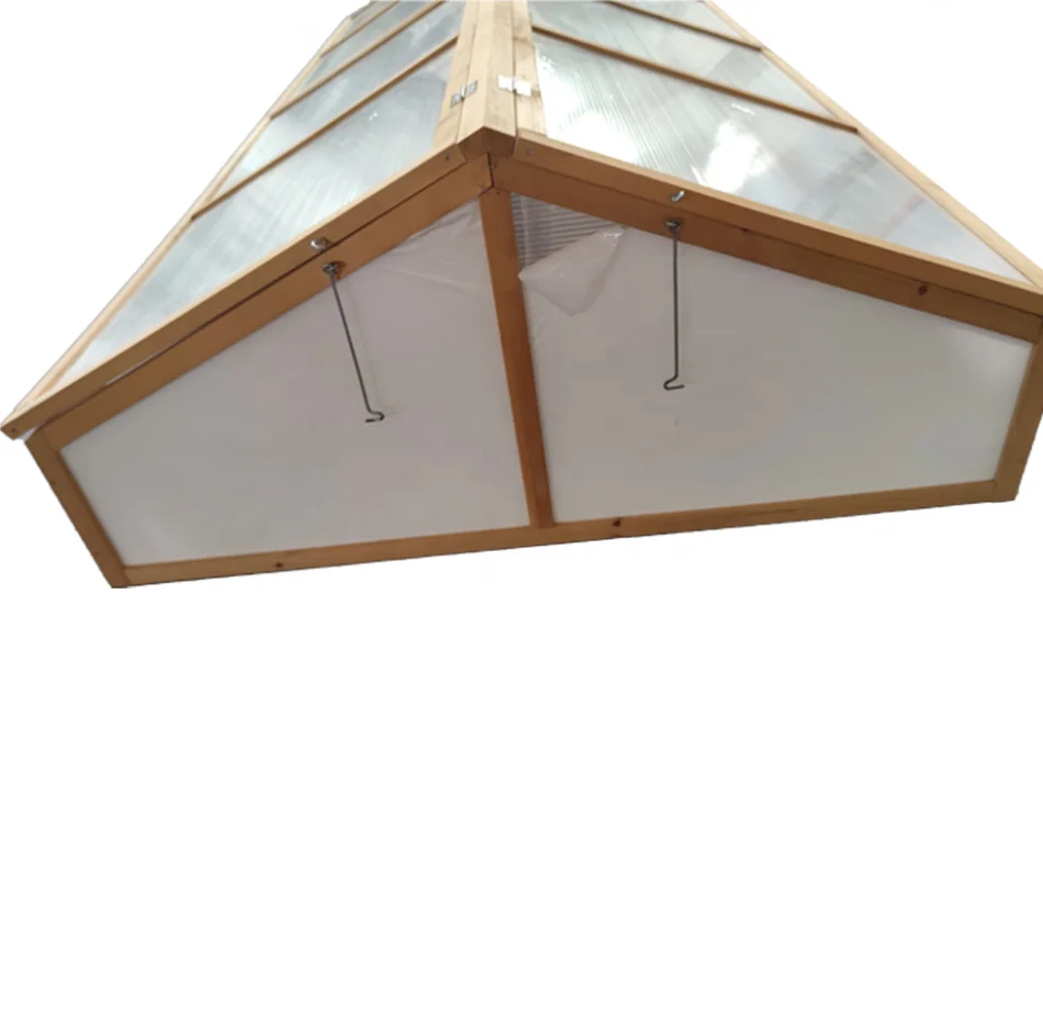 Открытая Терраса Балкон Двор Сад от пола до потолка деревянный сад зимний украшен консервантом древесины