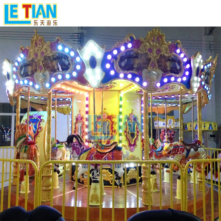 Детская игровая зона веселый круг Семейные аттракционы развлекательный парк 12 мест карусель лошади оборудование для игровой