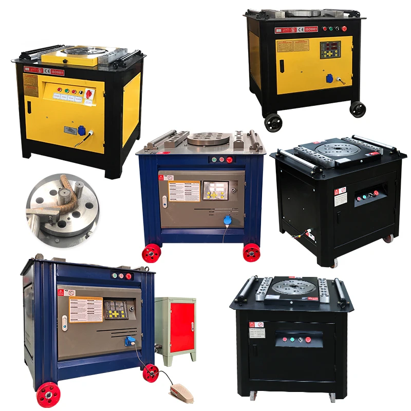 32mm Small Hydraulic Manual and Automatic Cold test Rebar Bending Machine   Metal Bending Machine Price