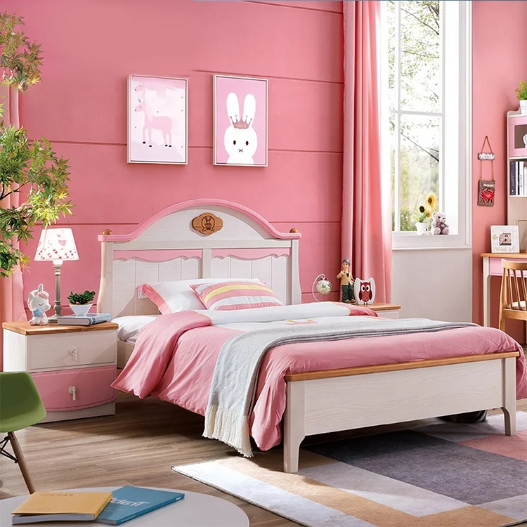 Princess Style Children Bed Kids Bedroom Furniture Sets For Boys And Girls Buy Children Bed Kids Bedroom Furniture Bedroom Furniture Sets Product On Alibaba Com