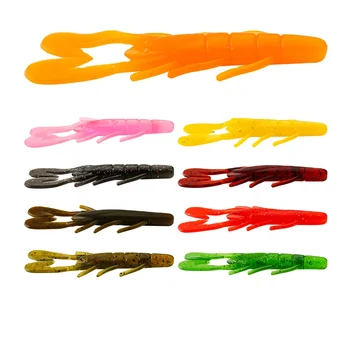 New Bionic Soft Shrimp 9cm/5.5g Artificial Bottom Bait Fishing Lure for Saltwater Fish & Salmon – Soft Lure – view 2