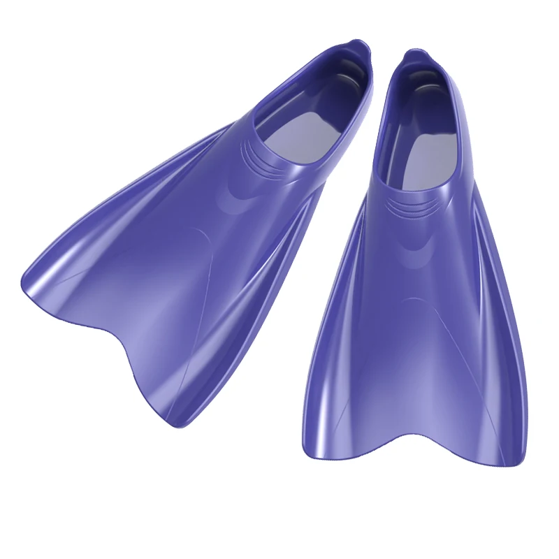 Professional Portable Short Fins Silicone Swimming Mermaid Fin Foot Flipper Training
