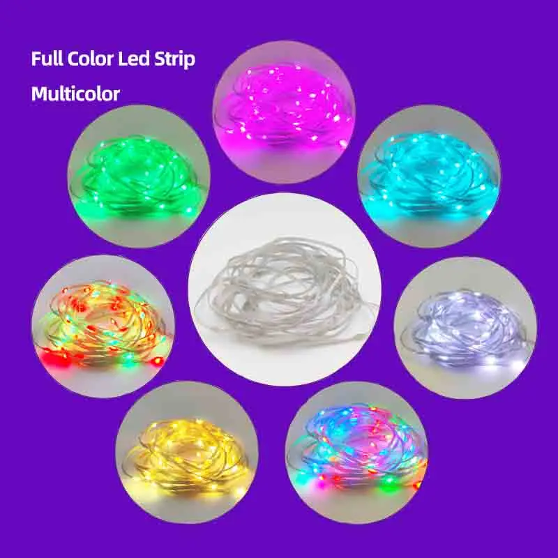 APP Remote Control LED  Christmas Tree Lamp Decoration USB Plu IP65waterproof Outdoor Indoor RGB Dreamcolor  Holiday fairy Light