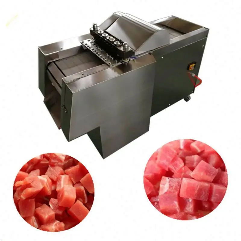 Highperformance Chicken Block Dicing Cutter Meat Strip Cutting Machine