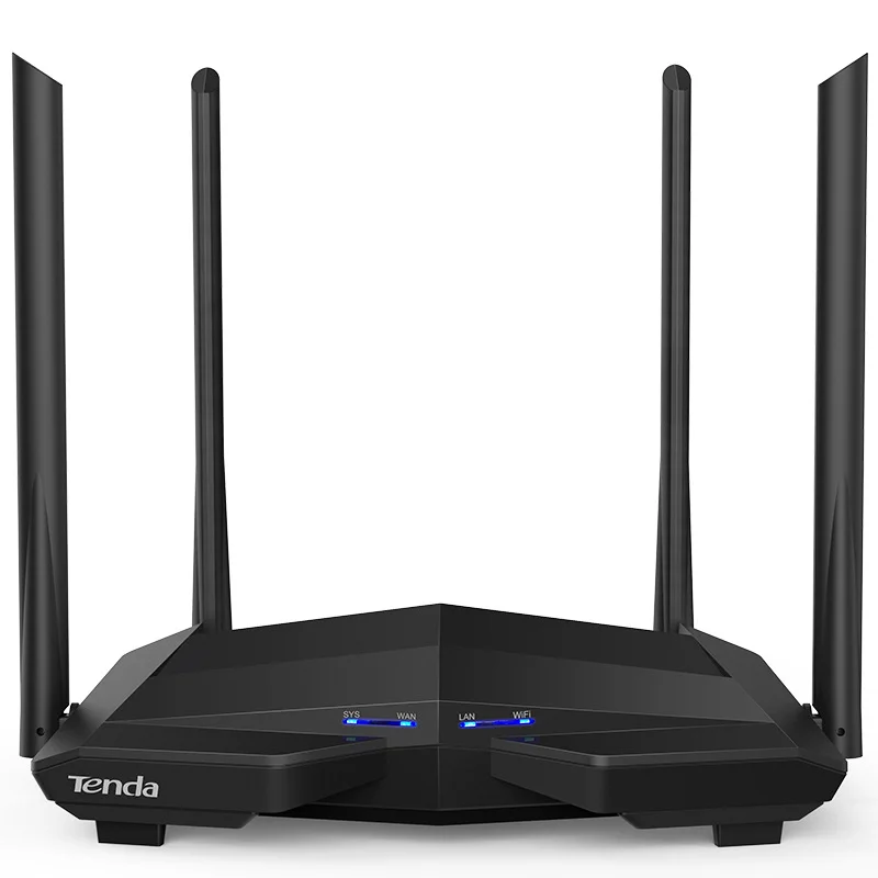 High Performance Wireless Tenda Brand AC10 Router 300Mbps Wifi AC1200 Dual Band Gigabit 5G 867Mbps Factory