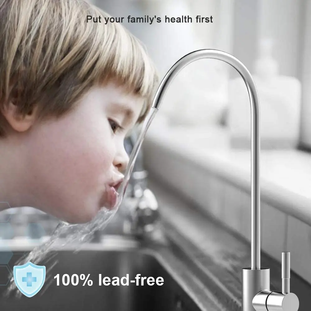 Gooseneck Drinking Water Filter Faucet for Water Filter and Ro Water System