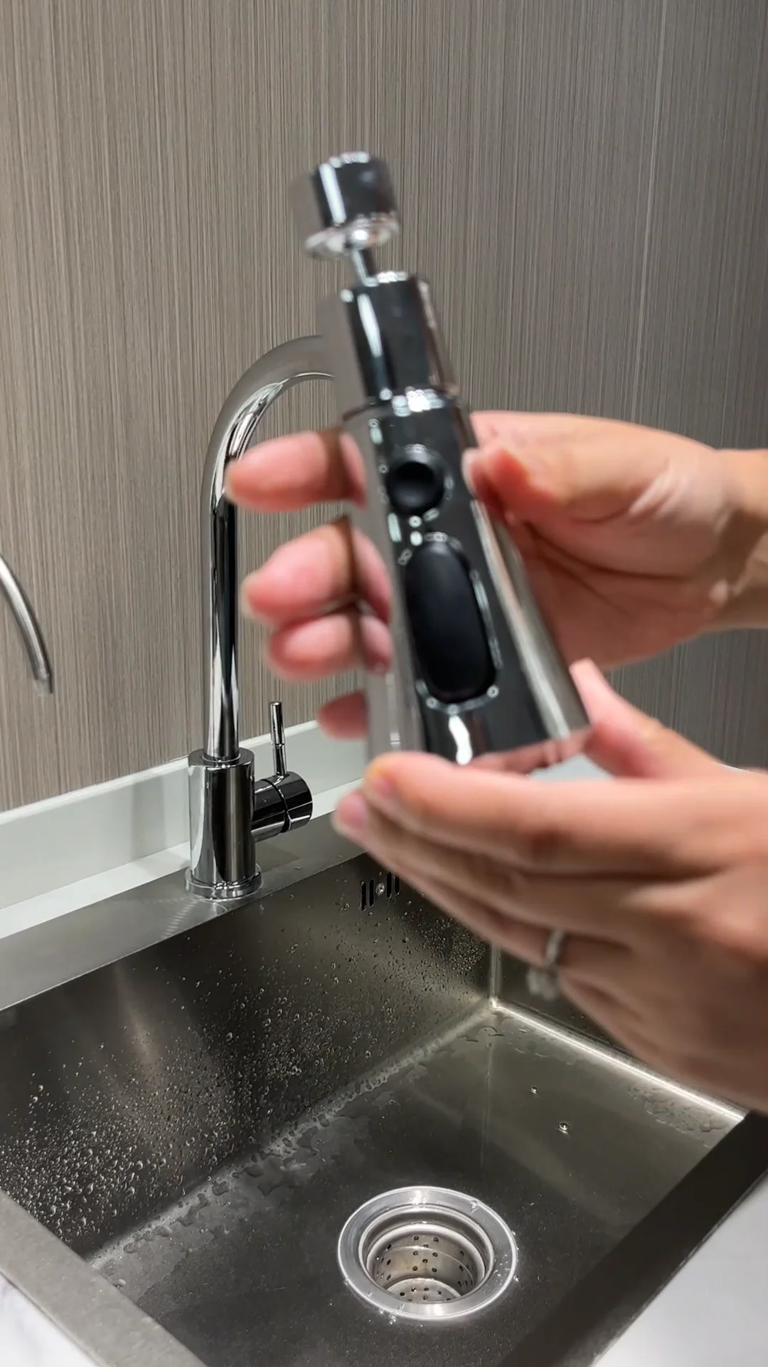 Universal Kitchen Sink Faucet Spray Nozzle Brushed Kitchen Tap Sprayer