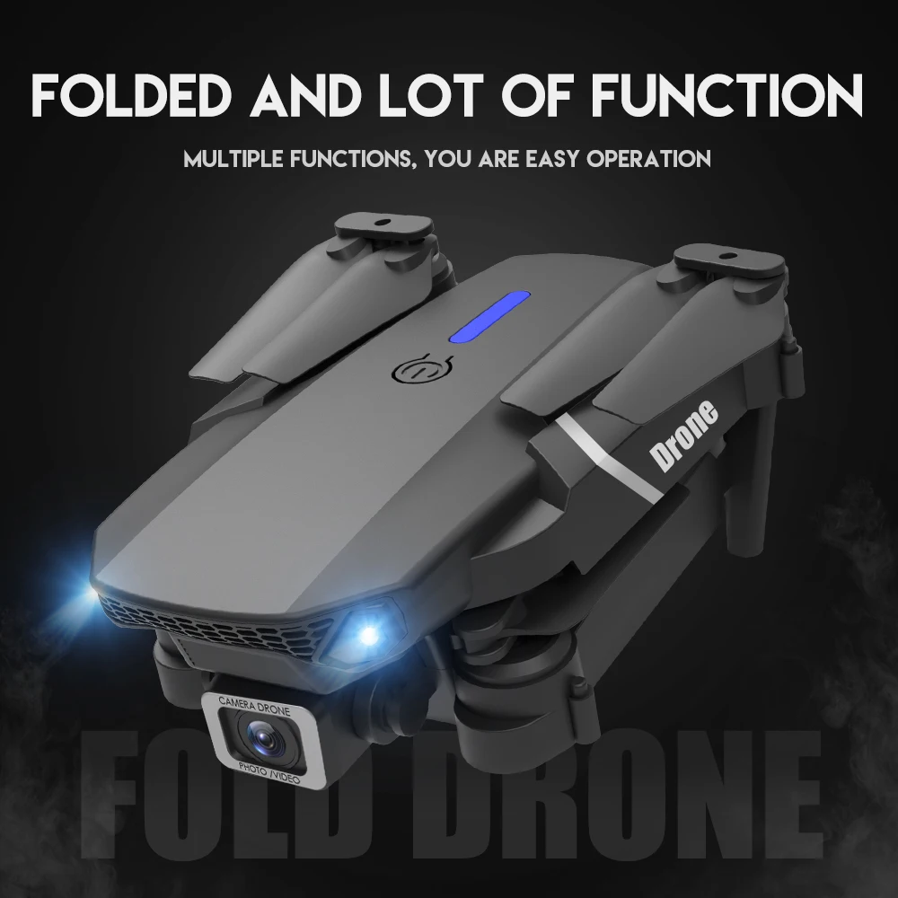 New 2023 Pro Rc Drones With 4k Camera Foldable Quadcopter Drone Vs E99 ...