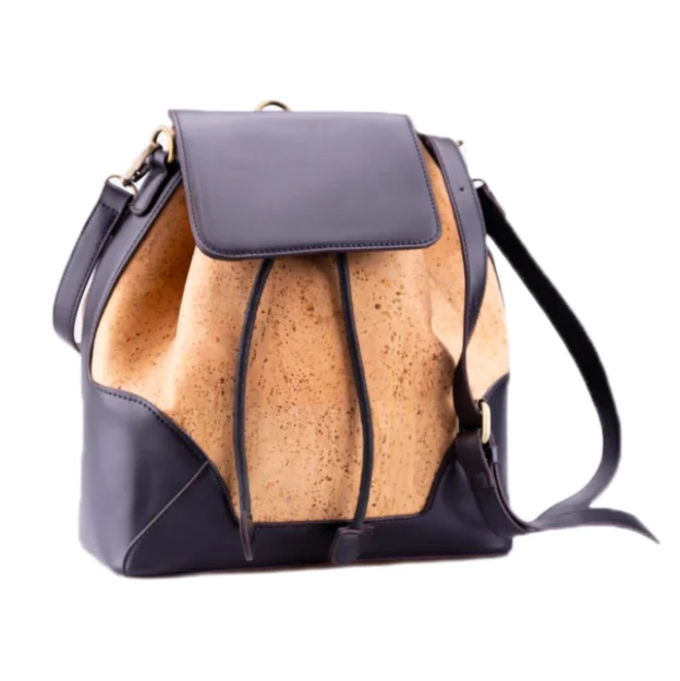 new classic natural oak cork waterproof casual backpack fashion