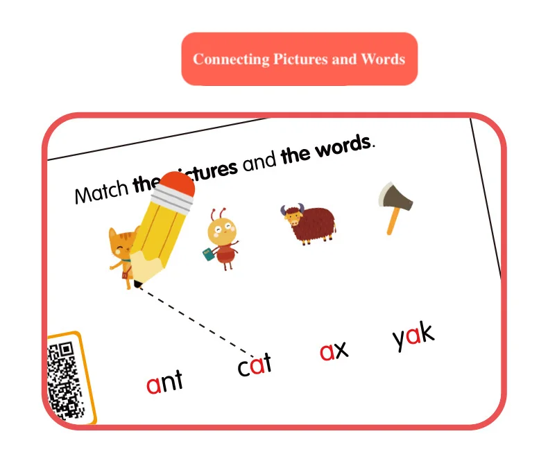 Phonics Words Flash Cards - Saalin 150 Card Set with Audio