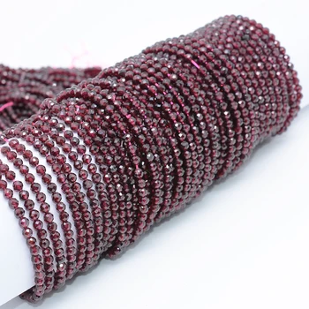 Natural Pyrope Garnet Faceted Round Beads 3.9mm