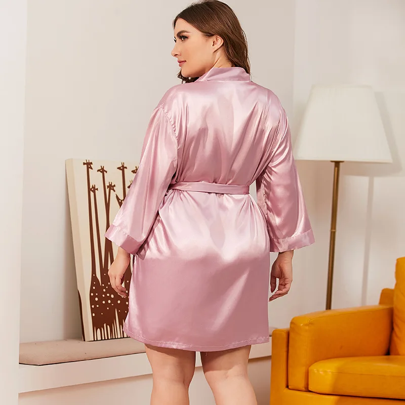 Quality Women Pure Plus Size Silk Satin Robes Buy Plus Size Silk