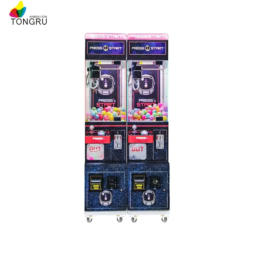 Small Japanese Capsule Toy Claw Machine Coin Operated Games Cashless Credit Card PSE Token Tap Distributeur De Gachapon Machine