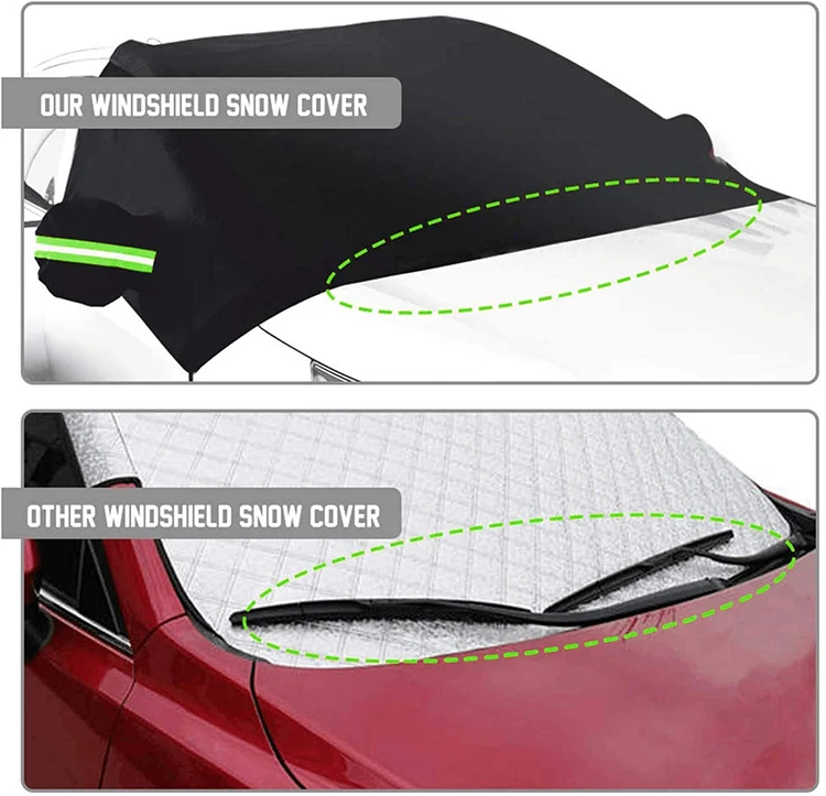 Windshield Sun Shade Waterproof Protector Car Cover Heated Windscreen Snow Car Cover with Full Protection
