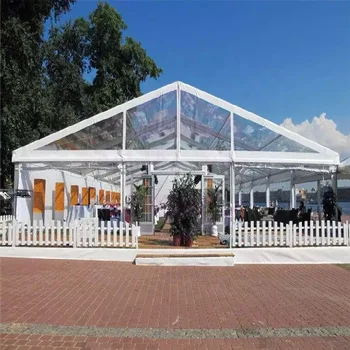 Luxury Mobile Restaurant Transparent Tent Clear Top Outdoor Wedding Marquee Tent For Party Events