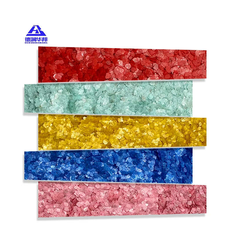 Wholesale Muscovite 10-20 Mesh Color Mica Sheet for Embellishing Pavement Nail Embellishment