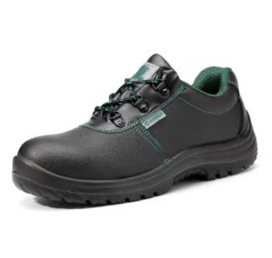 High Quality Genuine Leather Men's Low Cut Safety Shoes Anti-Smash Lightweight Worker Foot Protection Construction Factory Boots