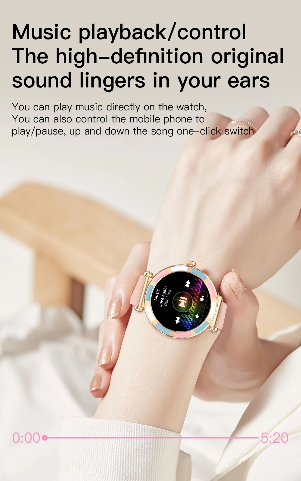 2026 P61 Smartwatch Waterproof 1.27Inch Round Sreen Heart Rate Sleep Monitoring Health Sport Relojes Smart Watch for Women Lady