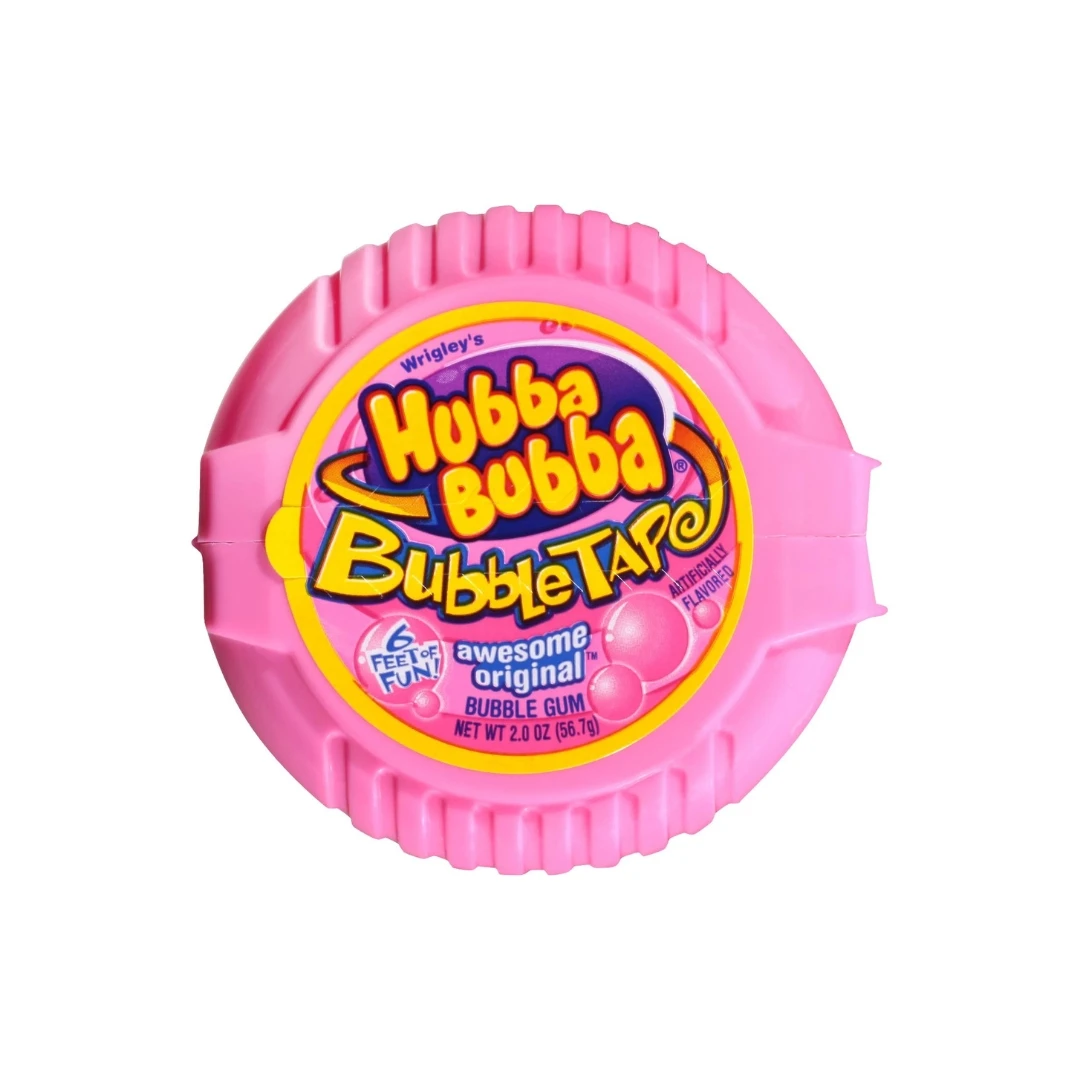 Hubba Bubba Gum Awesome Original Bubble Gum Tape Rolls 2 Ounce (pack Of ...