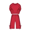 Set Felpa per Bambini Rosso