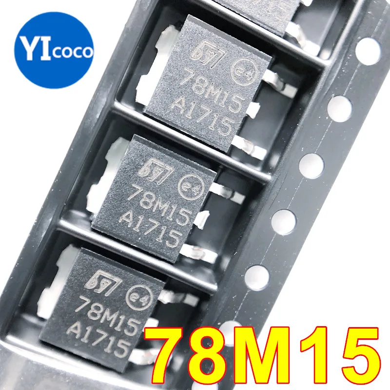 For New For L78m15cdt L78m15 78m15 15v0 .5a To-252 Ic 100%new - Buy New ...