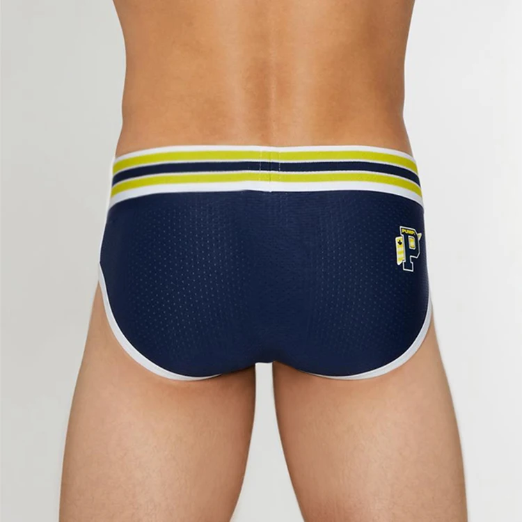 Mens Briefs Underwear Boxer Stretch Cotton Custom Logo Sexy Underwear