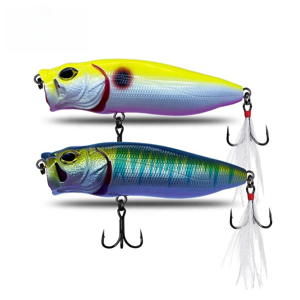 New OEM Whopper 80mm 16.5g Floating Popper Fishing Lure Hard Plastic Z ...