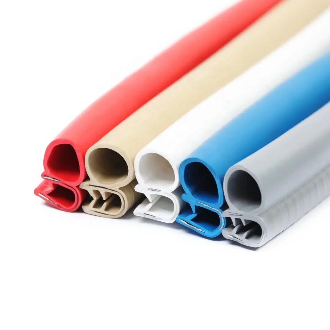 Paracolpi Portiera Auto ROSSO Bordo Gomma Portiera 5 Metri Adesivo Universale - Foto 4