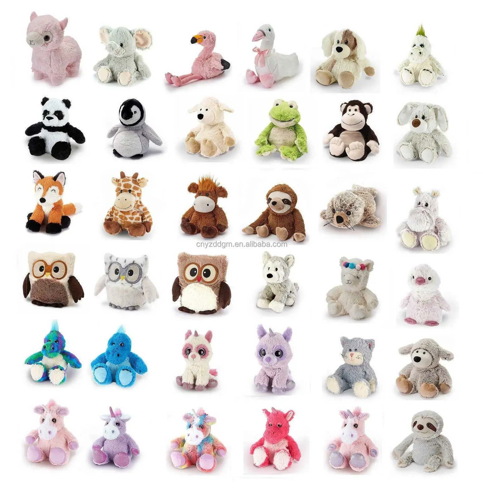 Plush Warm Soft Toy Stuffed Heat Toys Microwave Animals Plush Winter