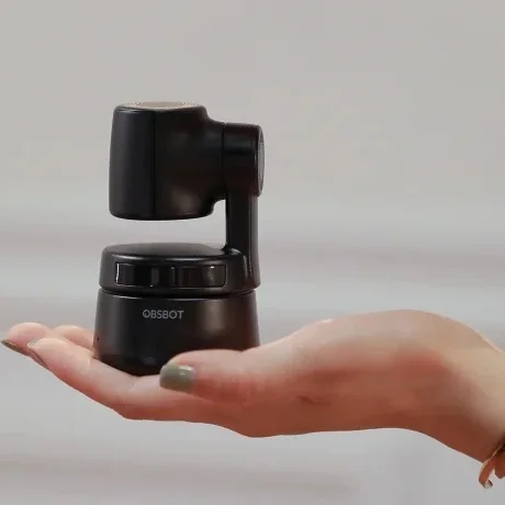 OBSBOT Tiny 4K AI搭載PTZ 4K 4倍ズームウェブカメラ、デュアル全方向