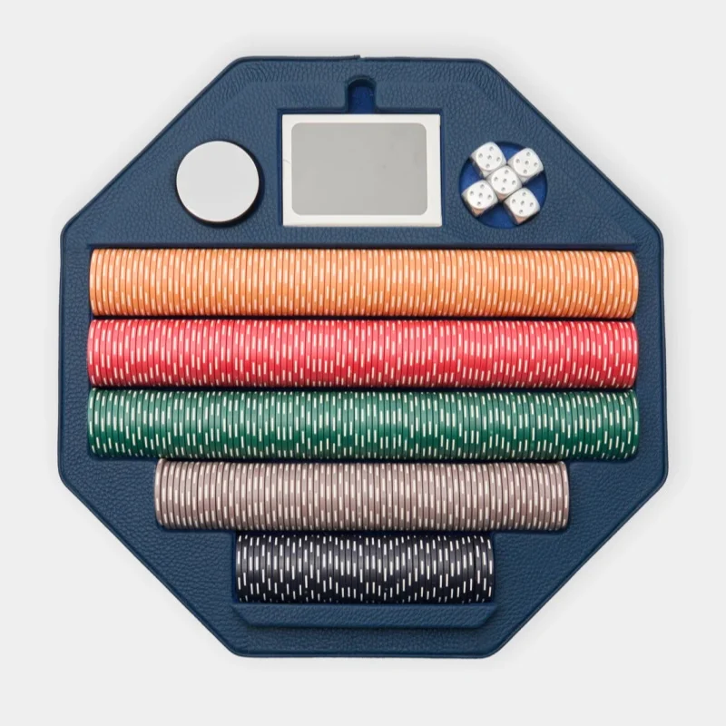 500-1000 шт. набор для Покера из Веганской кожи